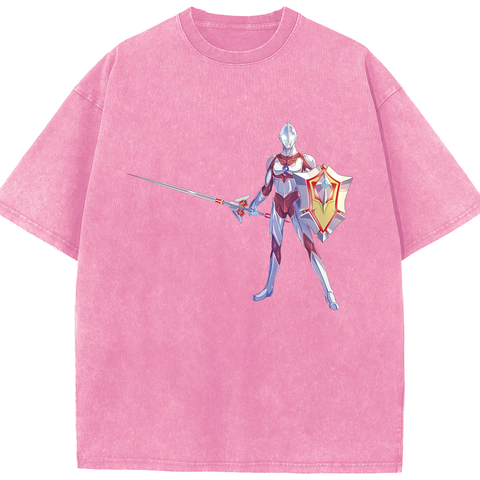 （画像用） ウルトラマン Ultraman 綿100% ヴィンテージ風 半袖Tシャツ（フロントプリント）